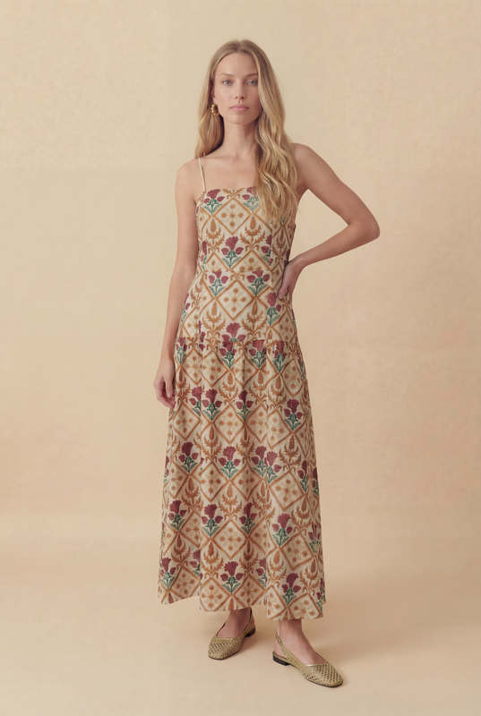 VESTIDO HERBÁRIO MARFIM