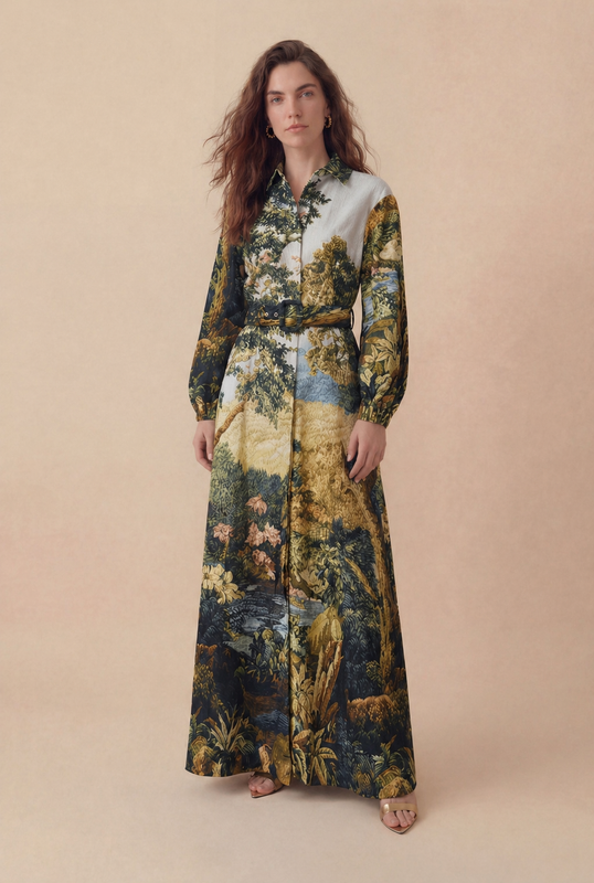 VESTIDO MONI LONGO ESTAMPADO