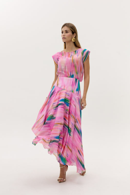 SAIA AQUARELA ESTAMPADA