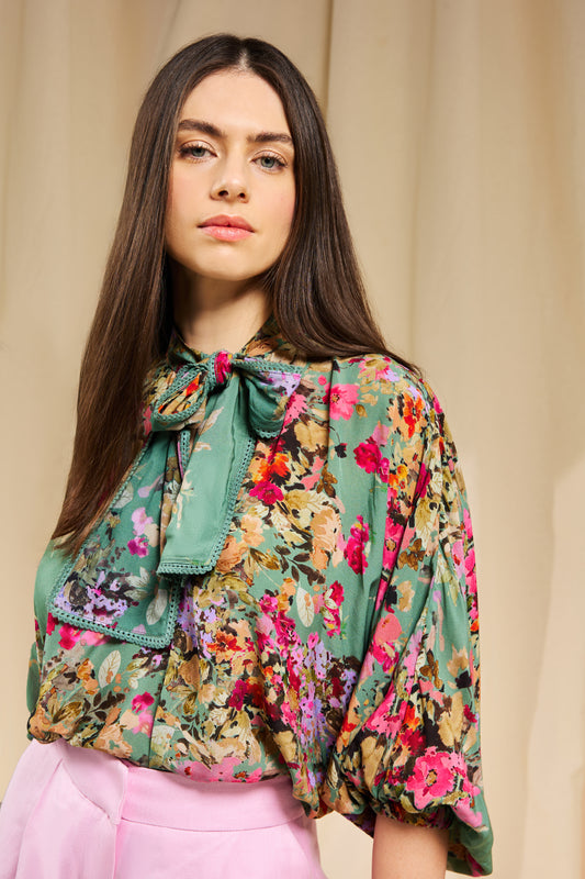 BLUSA VERBENA ESTAMPADO
