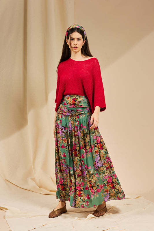 SAIA VERBENA ESTAMPADO