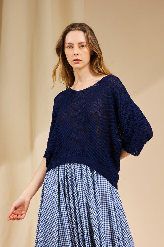 TRICOT BRISA AZUL MARINHO