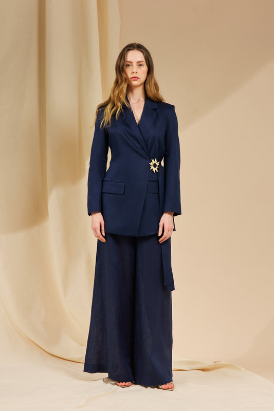 BLAZER SOLLENE AZUL MARINHO