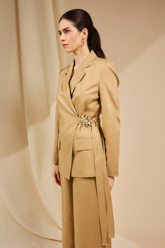 BLAZER SOLENNE OCRE