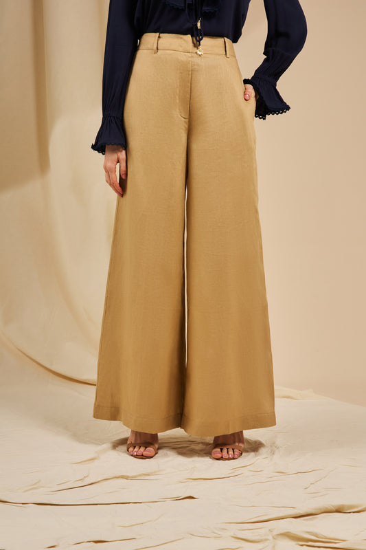 CALÇA SOLLENE OCRE