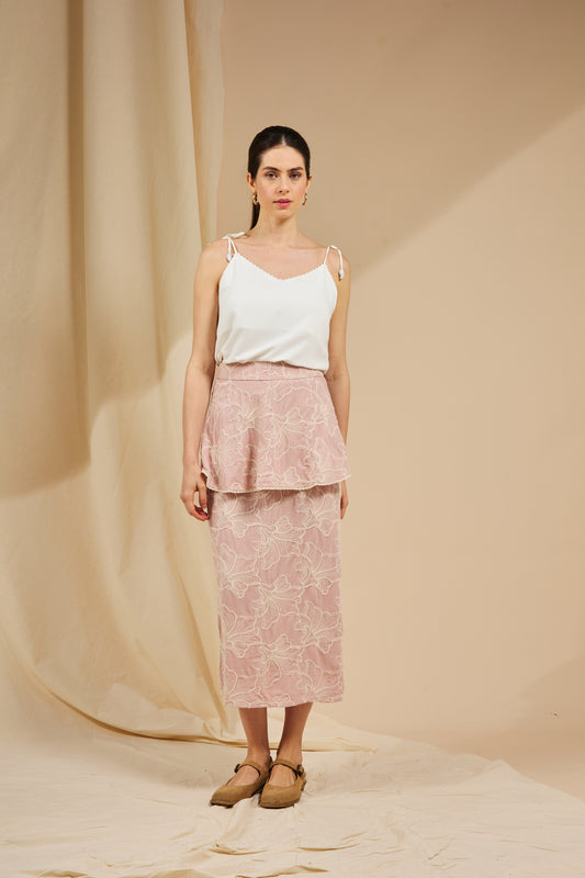 SAIA MIDI SUNNY BLUSH
