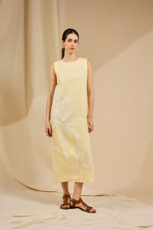 VESTIDO FIORE AMARELO