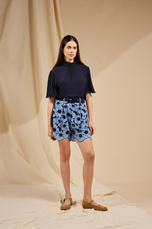 SHORT BELLIS AZUL
