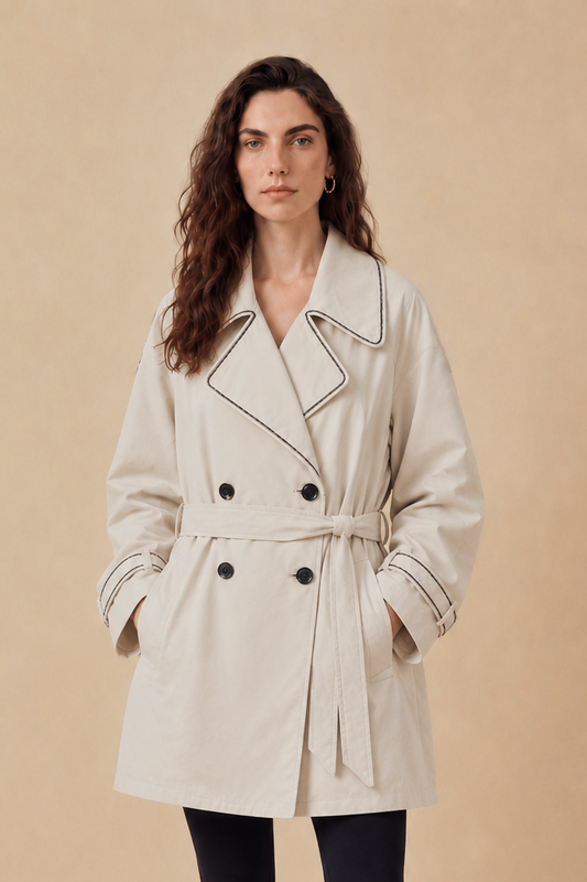 TRENCH COAT AMARÍLLIS BEGE