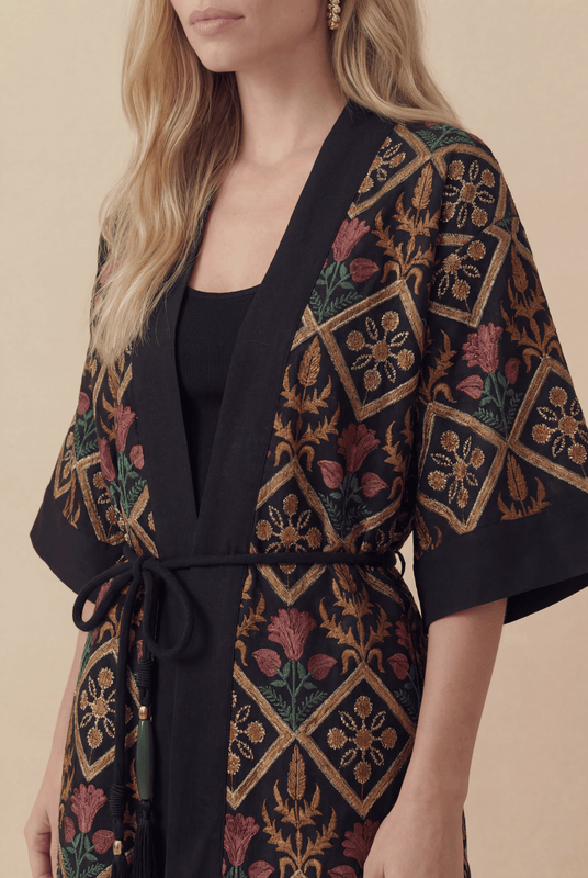 KIMONO HERBÁRIO PRETO