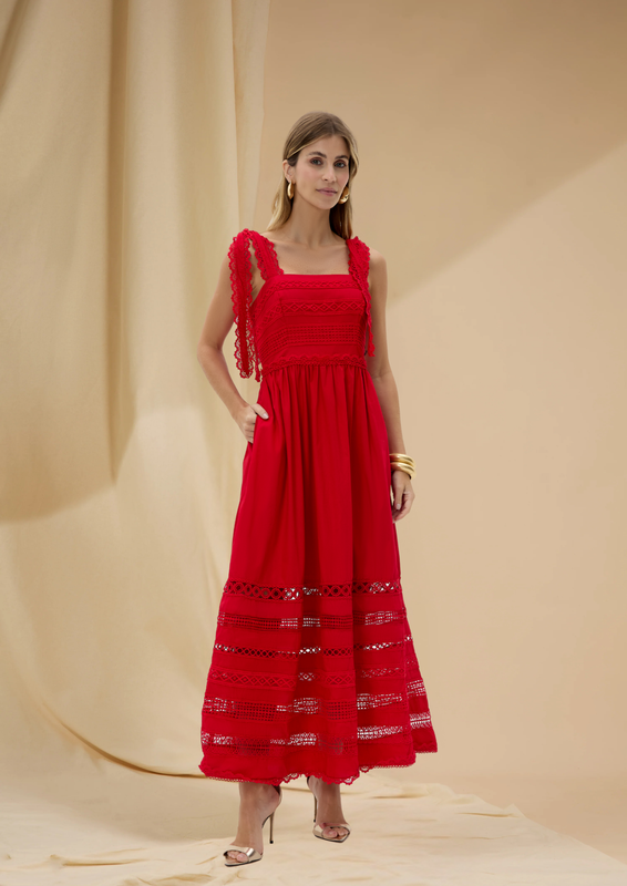 VESTIDO CARMEN - VERMELHO