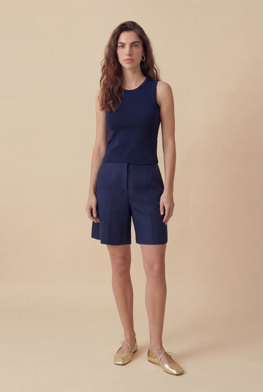 REGATA MATIZ AZUL MARINHO