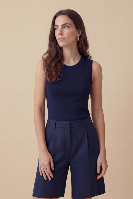 REGATA MATIZ AZUL MARINHO