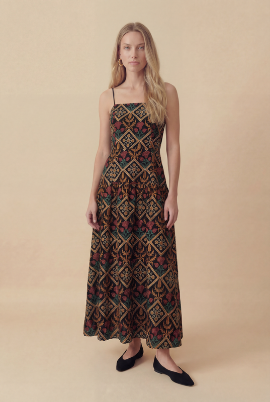 VESTIDO HERBÁRIO PRETO