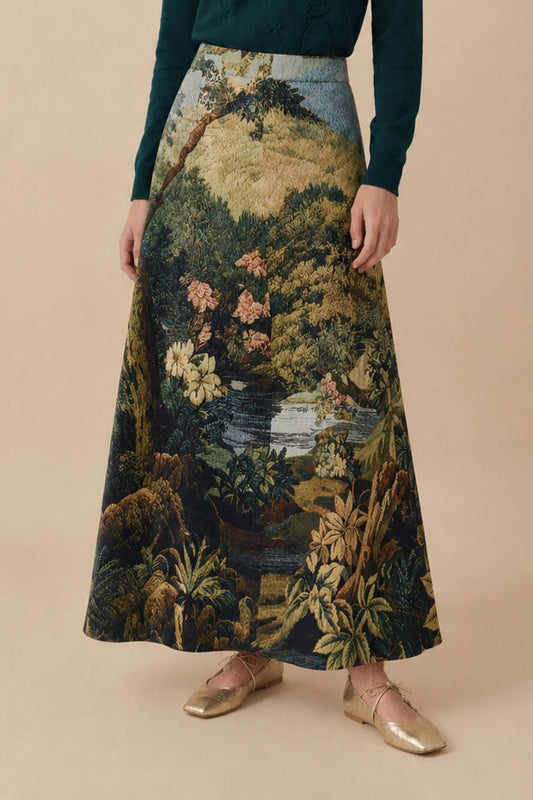 SAIA MONI MIDI ESTAMPADO