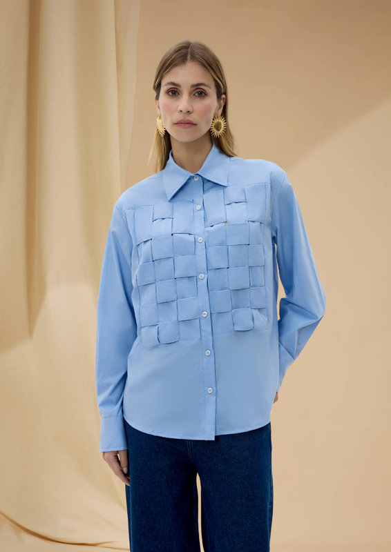 CAMISA DALIA AZUL CLARO