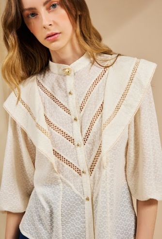 CAMISA BABADO ALBA OFF