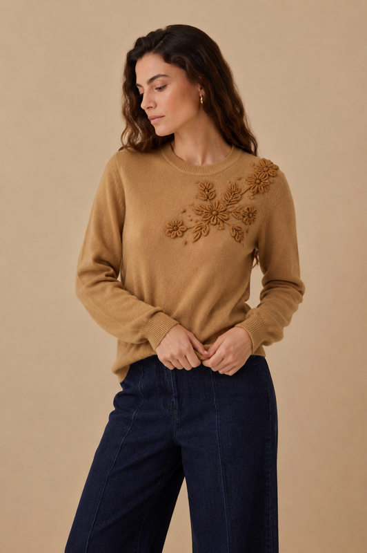 TRICOT NELIA MARRON